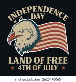 Celebrate Freedom USA Flag Eagle T Shirt Design.