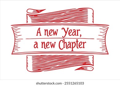 Celebrate fresh beginnings with this elegant "new year" and "new chapter" text design. Perfect for titles, branding, posters, and greeting cards. Clean, editable, and ideal for digital and print use.
