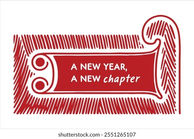 Celebrate fresh beginnings with this elegant "new year" and "new chapter" text design. Perfect for titles, branding, posters, and greeting cards. Clean, editable, and ideal for digital and print use.
