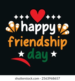 Celebrate Friendship Day with stunning typography designs! Express love and cherish bonds with creative, colorful, and meaningful friendship-themed text art.