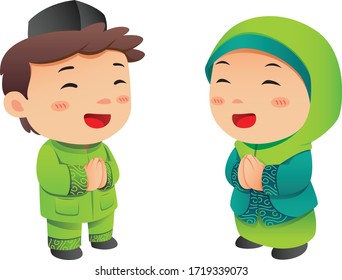 Hari Raya Cartoon Images Stock Photos Vectors Shutterstock