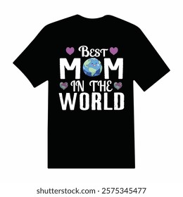 "Celebrate the heart and soul of motherhood with this charming Mother’s Day T-shirt – the perfect way to say, ‘Mom, you’re amazing!’"