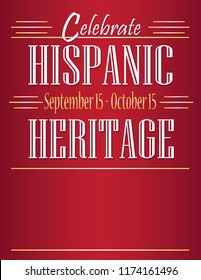 Celebrate Hispanic Heritage Month