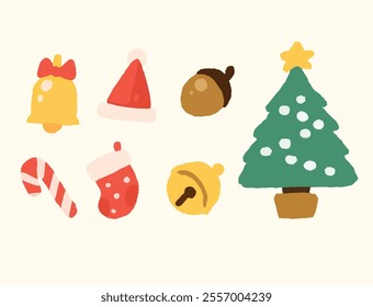 Celebrate the holiday spirit with this festive Christmas-themed icon pack! Perfect for enhancing your designs with a touch of holiday cheer