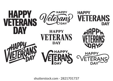 Celebrate and honor the courage, dedication, and sacrifice of military veterans with this premium Happy Veterans Day typography bundle. This collection includes professionally crafted hand-lettered text designs in modern, vintage, bold, script, retro, and decorative styles, making it perfect for Veterans Day celebrations, patriotic events, military appreciation campaigns, greeting cards, T-shirt designs, stickers, posters, banners, social media graphics, print-on-demand products, branding, and commercial design projects. Every typography artwork is created with clean vector-quality lettering, balanced composition, and scalable design, ensuring exceptional results for both digital and print applications. An ideal collection for graphic designers, apparel brands, schools, businesses, organizations, and creative professionals seeking high-quality patriotic typography assets.