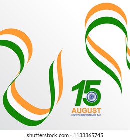 Celebrate india beautiful wavy flag, Happy independence day of india. Flag banner of india happy independence day.