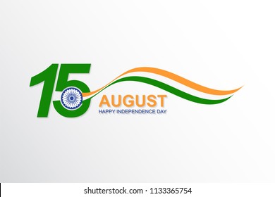 Celebrate india beautiful wavy flag, Happy independence day of india. Flag banner of india happy independence day.