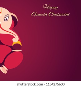 celebrate indian Happy Ganesh Chaturthi festival banner design
