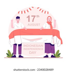 Celebrate Indonesian Independence Day with our vibrant character illustrations. 