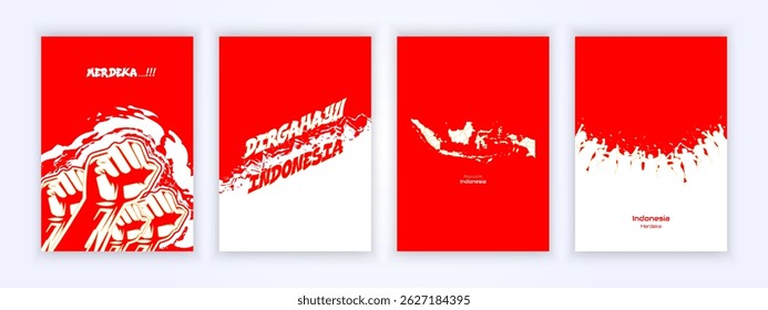 Celebrate Indonesia's Independence with spirit, unity, and national pride in vibrant red and white
