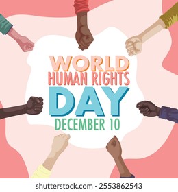 Celebrate International Human Rights Day with a vibrant and impactful design template! Highlight themes of equality, freedom, and justice. Perfect for events, social campaigns, and awareness posts.