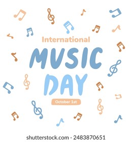 Celebrate International Music Day with this versatile vector line art set depicting musical instruments in a charming flat handwritten style. Ideal for posters, banners