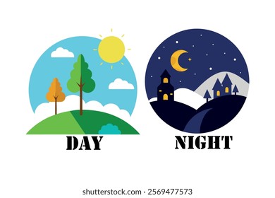 Celebrate International Opposite Day with a vibrant and fun illustration. Perfect for posters, social media, blogs, and creative projects, this unique design brings playful opposites to life.