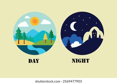 Celebrate International Opposite Day with a vibrant and fun illustration. Perfect for posters, social media, blogs, and creative projects, this unique design brings playful opposites to life.