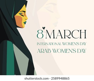 Celebrate International Women's Day on March 8th - Honoring Saudi, Emirati, and Arab Women with a Unique Design - 8 march - march 8