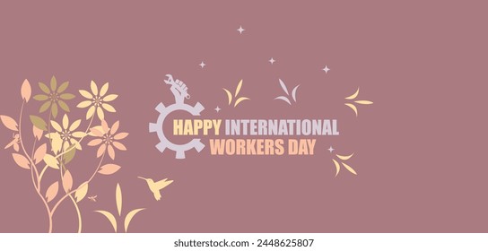 Celebrate International Workers Day with Vibrant Illustration Design