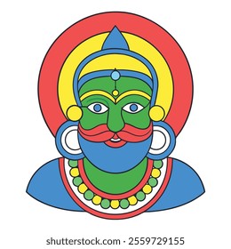 Celebrate the joyous Indian festival of Holi with vibrant graphic elements designed on a white background