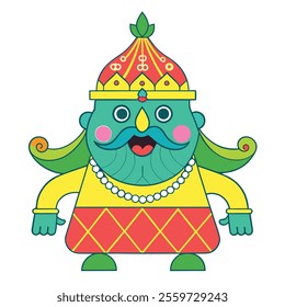 Celebrate the joyous Indian festival of Holi with vibrant graphic elements designed on a white background