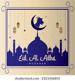 Celebrate the joyous occasion of Eid al-Adha with our captivating template. Designed with vibrant colors and intricate patterns, it beautifully captures the spirit of this sacred festival. Whether you