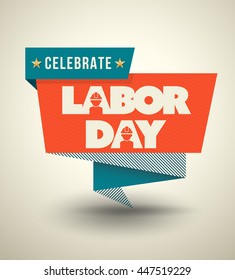 Celebrate Labor day banner. vector illustration. Can use for labor day all country.