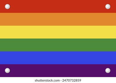 Celebrate lgbt pride month with colorful rainbow pride background.Vector illustration. 