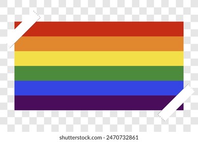 Celebrate lgbt pride month with colorful rainbow pride background.Vector illustration. 