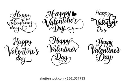 Celebrate love with our Happy Valentine Typography Set! Featuring stunning, romantic designs perfect for cards, posters, or gifts. Ideal for spreading love this Valentine's Day.