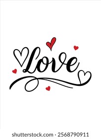 Celebrate love with this stylish typography t-shirt design for Valentine's Day. Perfect for couples, romantic occasions, or gifting, this trendy vector art adds a touch of love to any outfit.