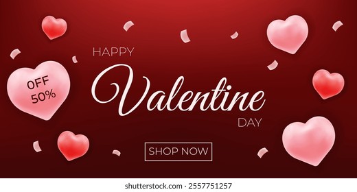 Celebrate love this Valentine's Day! Enjoy 50% off with heart-themed deals. Shop now and make the day special. gifts, discounts, and Valentine promotions