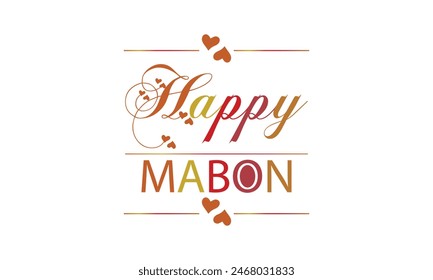 Feiere Mabon mit schicker Textillustration