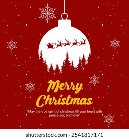 Celebrate the magic of the holiday season with this vibrant Merry Christmas design. Perfect for Christmas cards, gift tags, t-shirt printing, and social media graphics.

