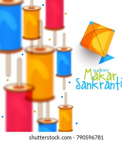 Celebrate Makar Sankranti background.