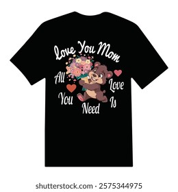 "Celebrate Mom's love with this special Mother’s Day T-shirt—perfect for gifting and showing your appreciation!"







