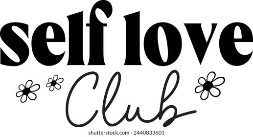 Celebra la relación más importante que jamás tendrás, la que tienes contigo mismo, con nuestro exclusivo diseño de camiseta Self Love Club. Con colores vibrantes y una tipografía audaz, este diseño 