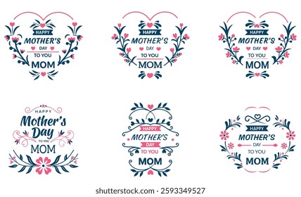 Celebrate Mother's Day with this elegant floral typography T-shirt design bundle. Perfect for heartfelt gifts, stylish apparel, and special occasion prints.