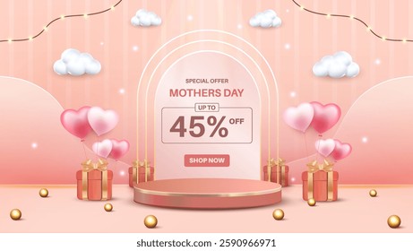 Celebrate Mother's Day with this promotional design.