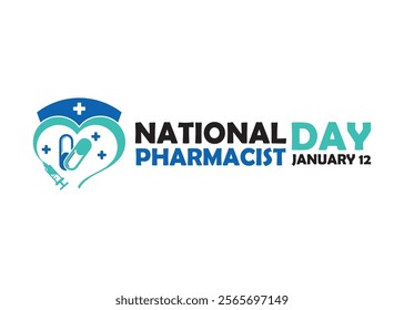 "Celebrate National Pharmacist Day with vibrant vector designs featuring pills, mortar and pestle, pharmacy symbols, and healthcare themes. Perfect for posters, social media, and marketing materials."