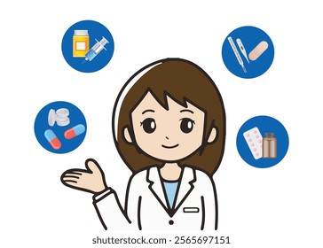 "Celebrate National Pharmacist Day with vibrant vector designs featuring pills, mortar and pestle, pharmacy symbols, and healthcare themes. Perfect for posters, social media, and marketing materials."