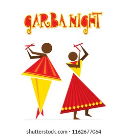 garba dance images stock photos vectors shutterstock https www shutterstock com image vector celebrate navratri festival couple dancing garba 1162677064