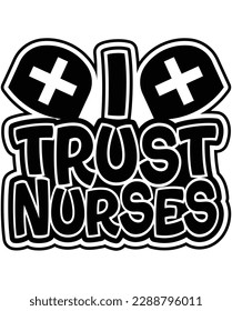 Celebrate Nurses Day with this design and gift a t-shirt with the design to a nurse you know.