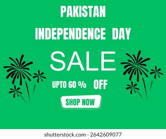 Celebrate Pakistan's Independence Day with a massive sale offering up to 60% off on various products.