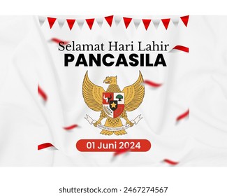 Celebrate Pancasila Day 2024 with vibrant designs reflecting Indonesia's unity, diversity, and national pride. Perfect for posters, social media, and educational content. Happy Pancasila Day!