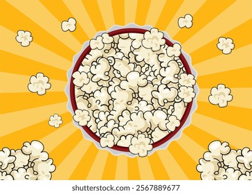 Celebrate Popcorn Day with vibrant vector art! Includes popcorn tubs, kernels, movie reels, banners, and fun typography. Perfect for posters, social media, and festive designs!