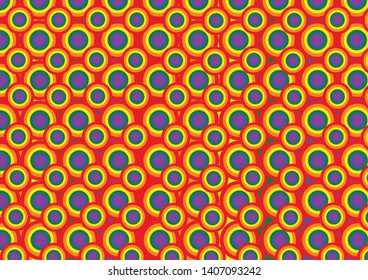 Celebrate Pride Colorful background Vector.Pride Collection Pattern