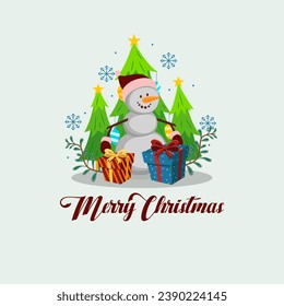 Celebrate the season of giving with this heartwarming Merry Christmas design. Add a touch of festive cheer to your projects! 🎅🎉
