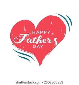 celebrate special event with father's day background show some love vector
