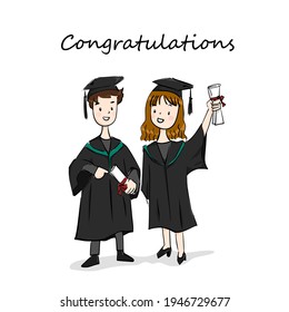 Celebrate the students (boy and girl) graduating in this unprecedented school year.