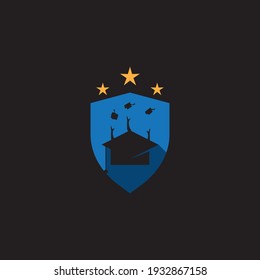 Celebrate the students logo vector