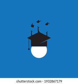 Celebra el vector del logo de los estudiantes