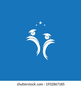 Celebrate the students logo vector